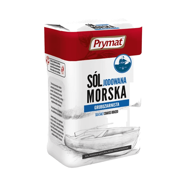 PRYMAT SÓL MORSKA JOD.GRUBOZIAR 900G