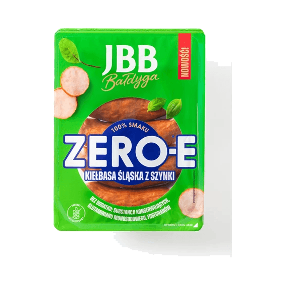 JBB KIEŁBASA ŚLĄSKA Z SZYNKI ZERO -E