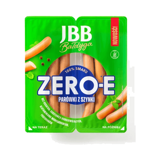 JBB PARÓWKI Z SZYNKI ZERO - E 190G