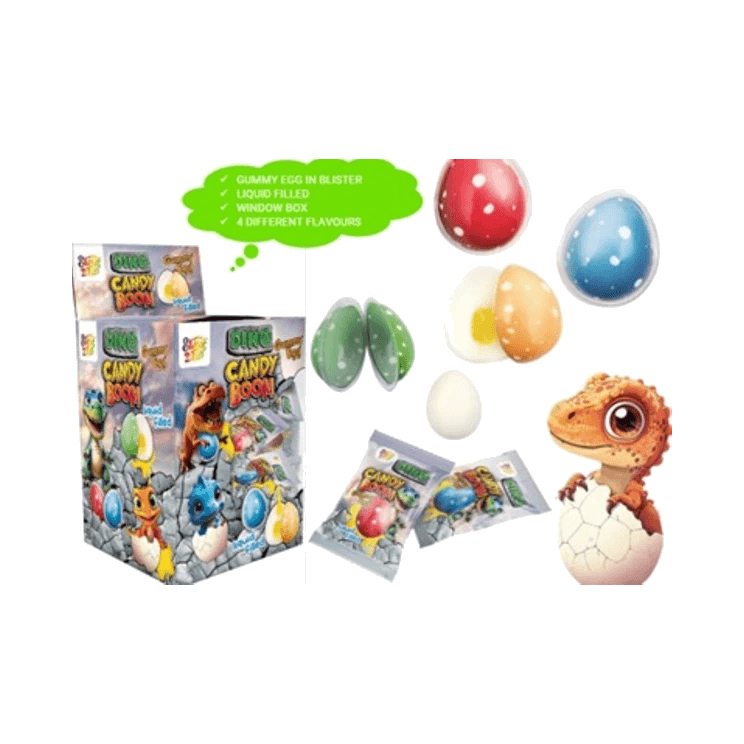 MAXCO DINO CANDY BOOM GUMMY EGG 18G