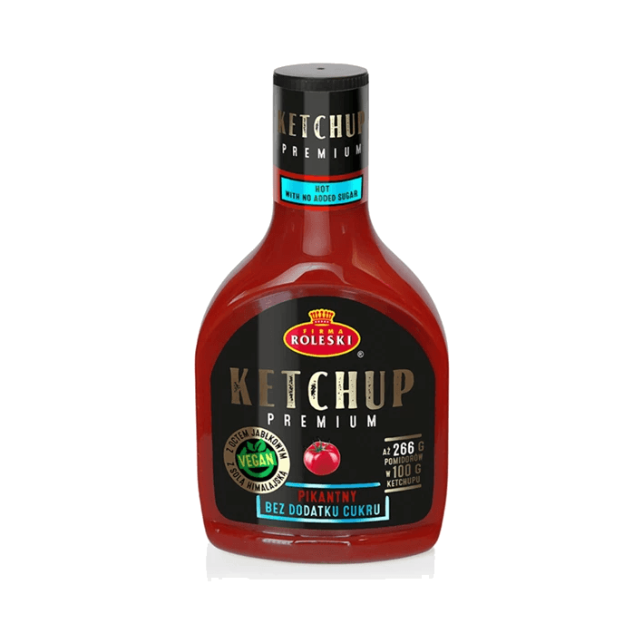ROLESKI KETCHUP PIKANTNY BEZ CUKRUP