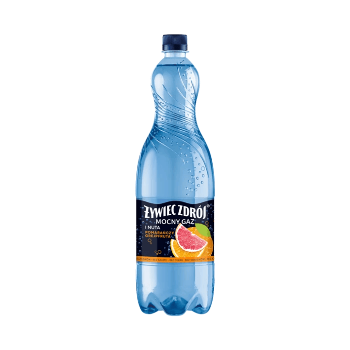 ŻYWIEC WODA MOCNY GAZ POMAR.GREJ DRS