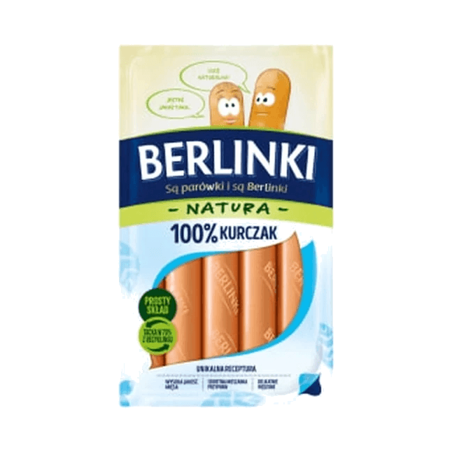MORLINY BERLINKI NATURALNE 100% Z KU