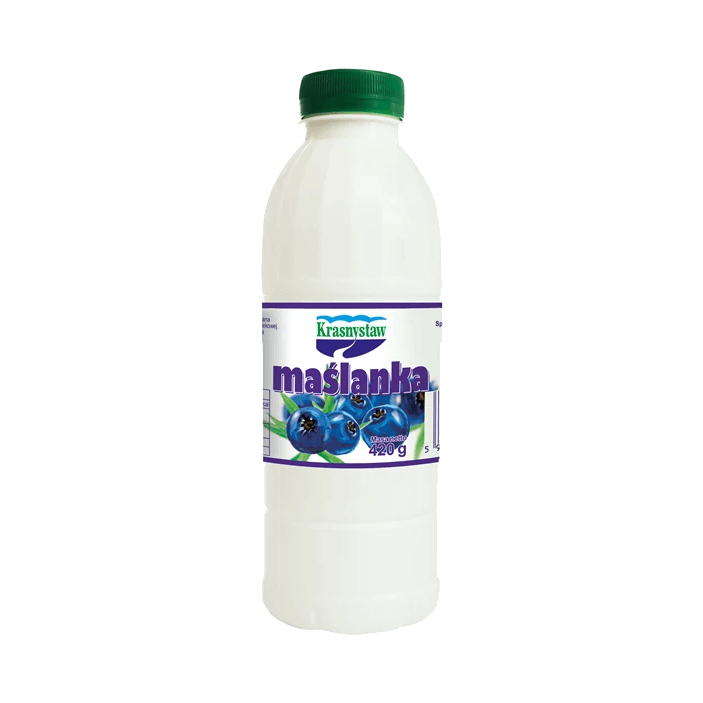 KRASNYSTAW MAŚLANKA JAGODOWA 420G