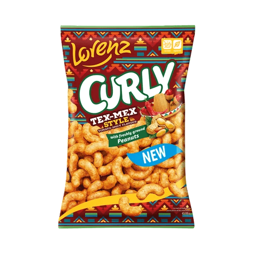 LORENZ CURLY TEX - MEX STYLE 100G