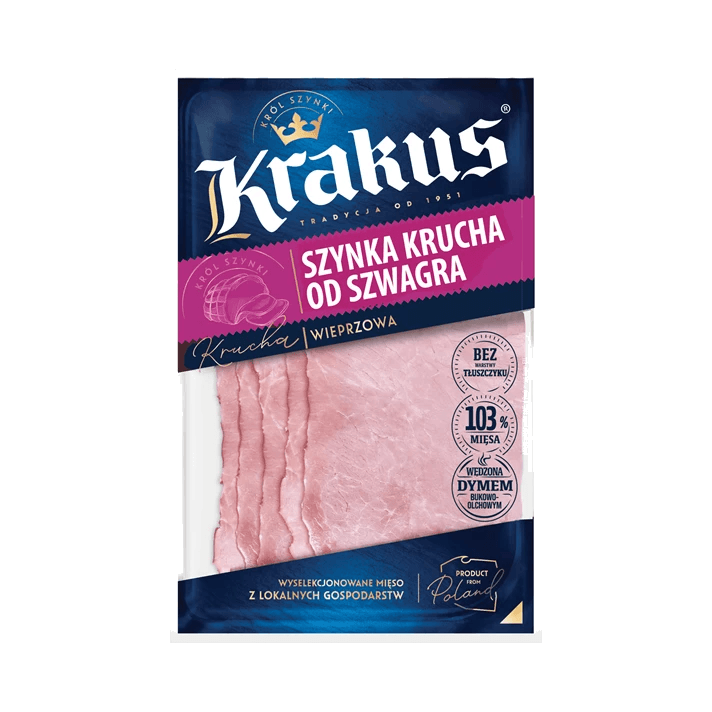 KRAKUS SZYNKA KRUCHA OD SZWAGRA 90G