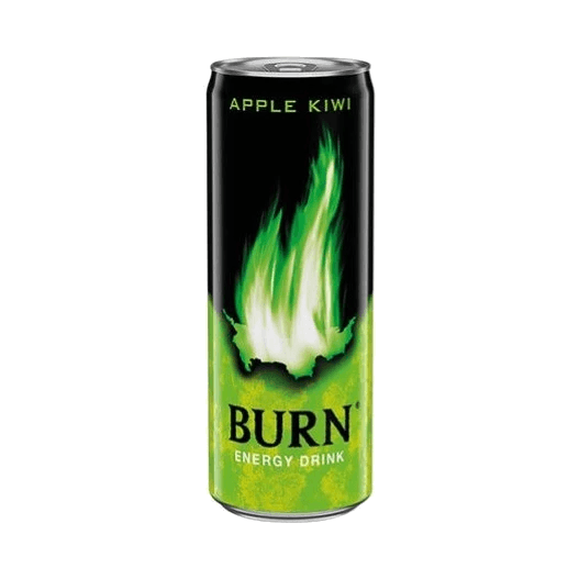 BURN ENERGY APPLE KIWI 250ML DRS