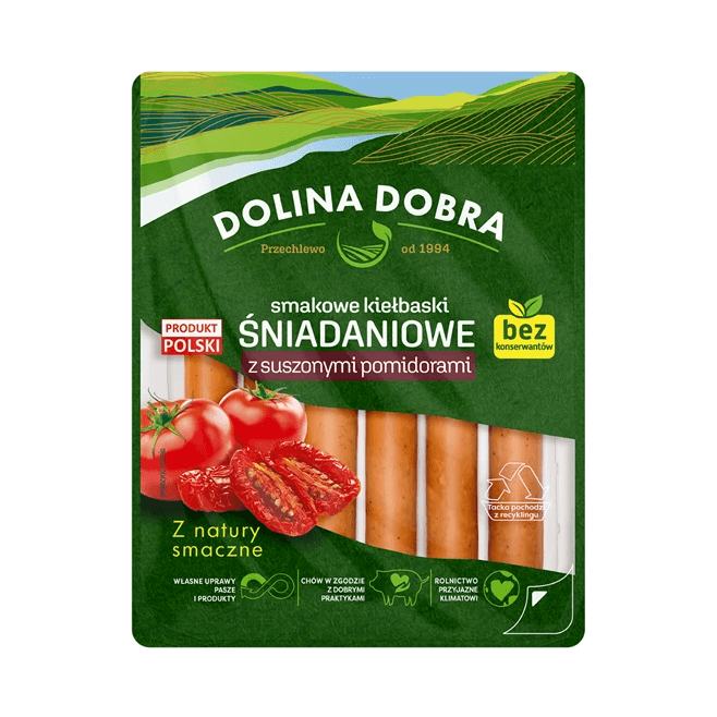 DOLINA DOBRA KIEŁBASKI SUSZ POM 200G