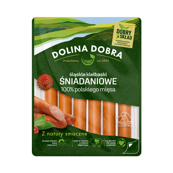 DOLINA DOBRA KIEŁBASKI ŚLĄSKIE 200G