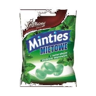 GOPLANA CUKIERKI MINITES MIĘTOWE90G
