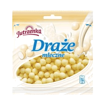 JUTRZENKA DRAŻE MLECZNE 80G