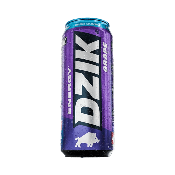 DZIK ENERGY GRAPE ZERO 500ML DRS