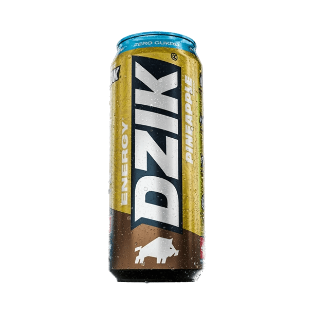 DZIK ENERGY PINEAPPLE ZERO 500ML DRS