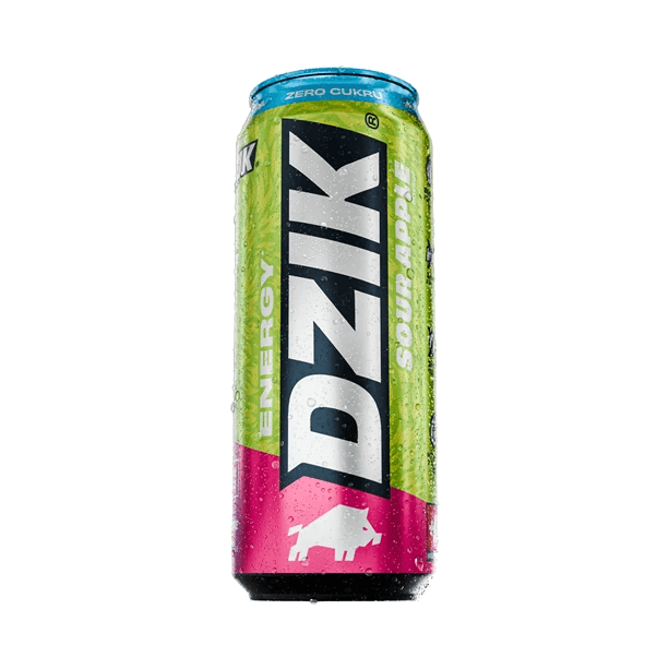 DZIK ENERGY SOUR APPLE ZERO 500ML DR