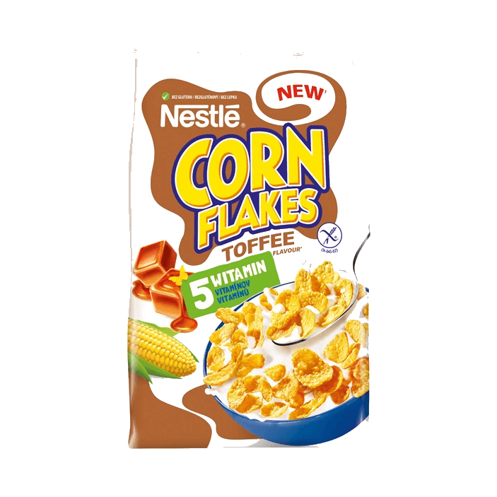 NESTLE PŁATKI CORN FLAKES TOFFI 400G