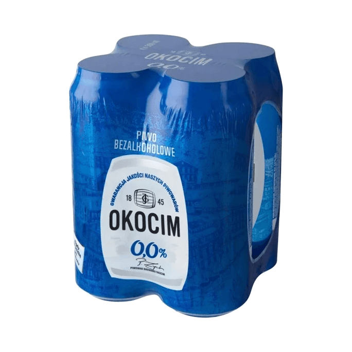 OKOCIM PIWO 0% 4-PAK 500ML DRS