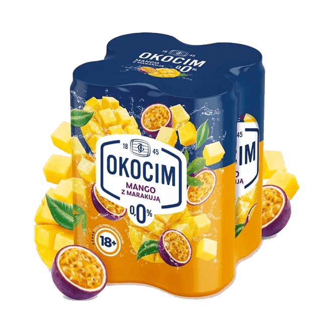 OKOCIM PIWO MANGO MARAKUJ0% 4X500DRS
