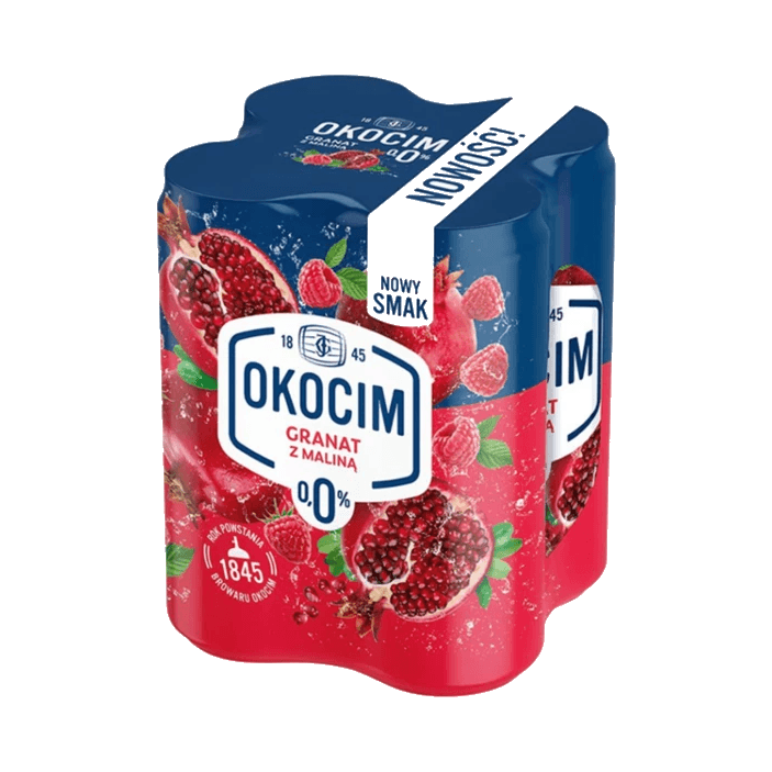 OKOCIM PIWO GRANAT-MALINA0% 4X500DRS