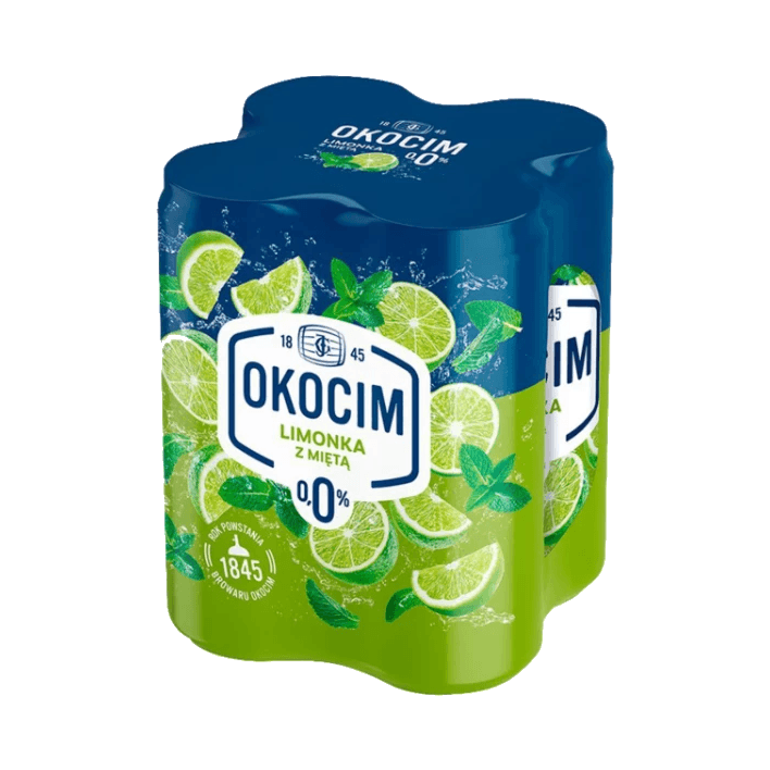 OKOCIM PIWO LIMONKA MIĘT 0% 4X500DRS