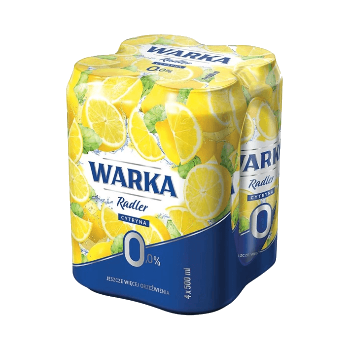 WARKA RADLER 0% CYTRYNA 4-PAK 500DRS