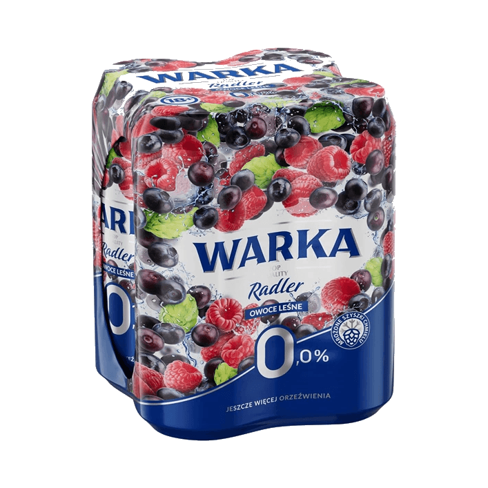 WARKA RADLER 0% OW.LEŚN 4-PAK 500DRS