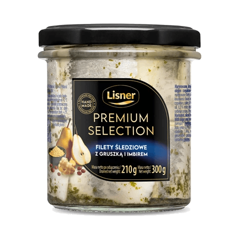 LISNER FILET ŚLEDŹ GRUSZ/IMB 300G PR