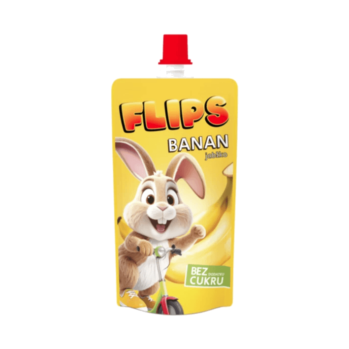 SANTE FLIPS MUS BANAN-JABŁKO 100G