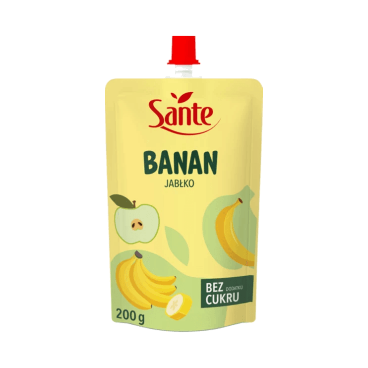 SANTE MUS BANAN JABŁKO 200G