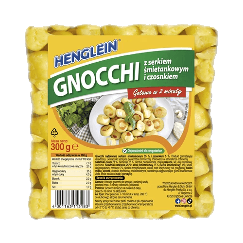 HENGLEIN GNOCCHI SER.ŚMIET/CZOS 300G