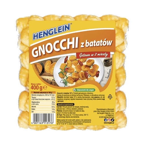 HENGLEIN GNOCCHI Z BATATÓW 400G