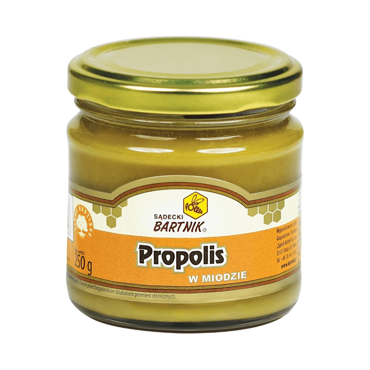 BARTNIK MIÓD Z PROPOLISEM 250G