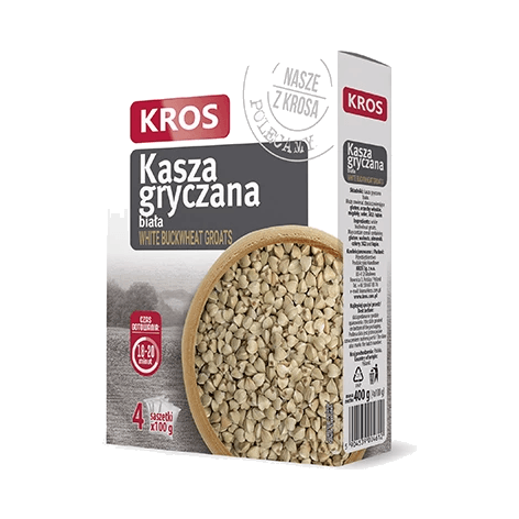 KROS KASZA GRYCZANA BIAŁA 4*100G