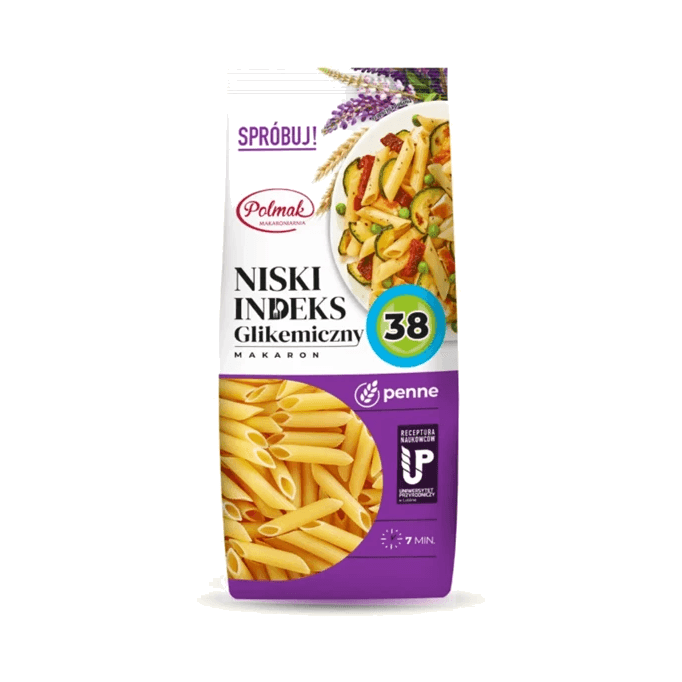 POLMAK MAKARON PENNE NIG 250G
