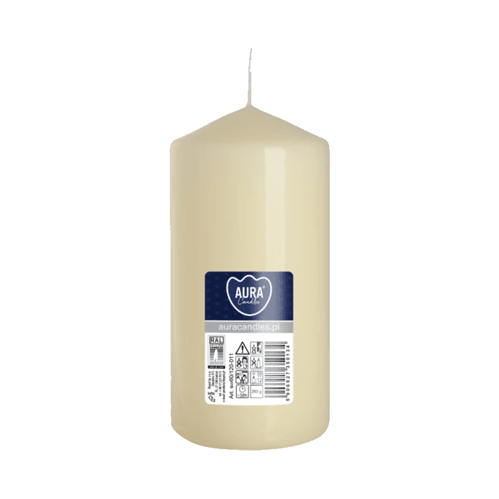 ŚWIECA WALEC WYS 12CM SW60/120-011 E
