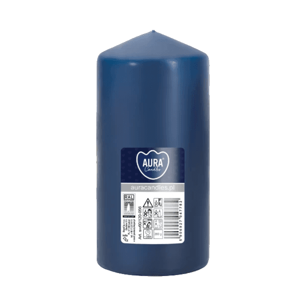 ŚWIECA WALEC WYS 12CM SW60/120-056 G