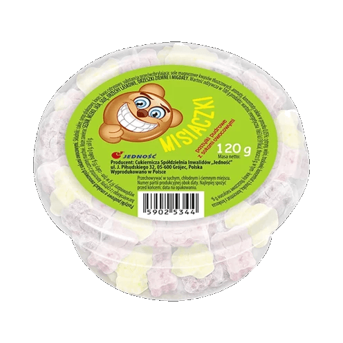 JEDNOŚĆ PASTYLKI PUDR MISIACZKI 120G