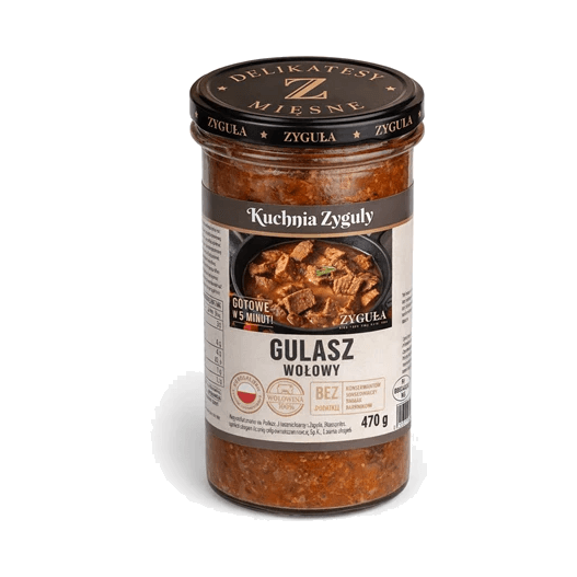 ZYGUŁA DANIE GULASZ WOŁOWY 470G