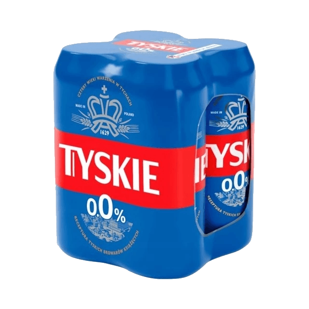 TYSKIE PIWO 0% 4-PAK PUSZKA 500MLDRS
