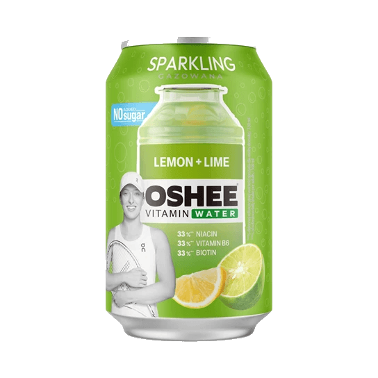 OSHEE WATER SPARKLING LEMON LIME 330