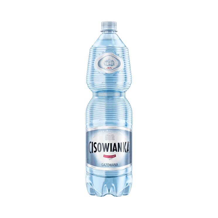 CISOWIANKA WODA GAZ 1,5L DRS