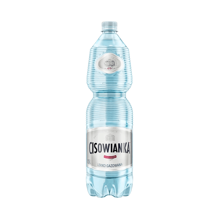 CISOWIANKA WODA ŚREDNIO GAZ 1,5L DRS