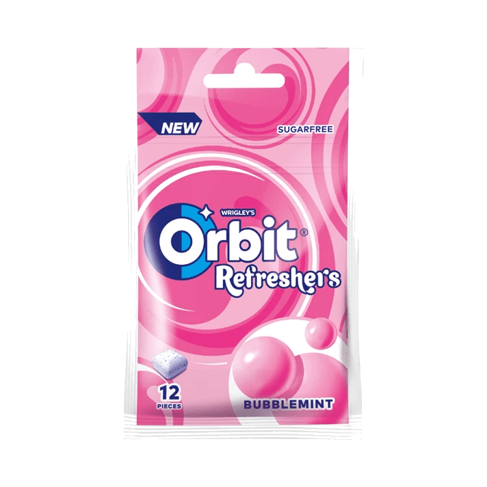 ORBIT GUMA REFRESHERS BUBBLEMI TOREB