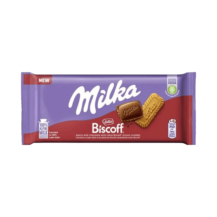 MILKA CZEKOLADA BISCOFF 90G