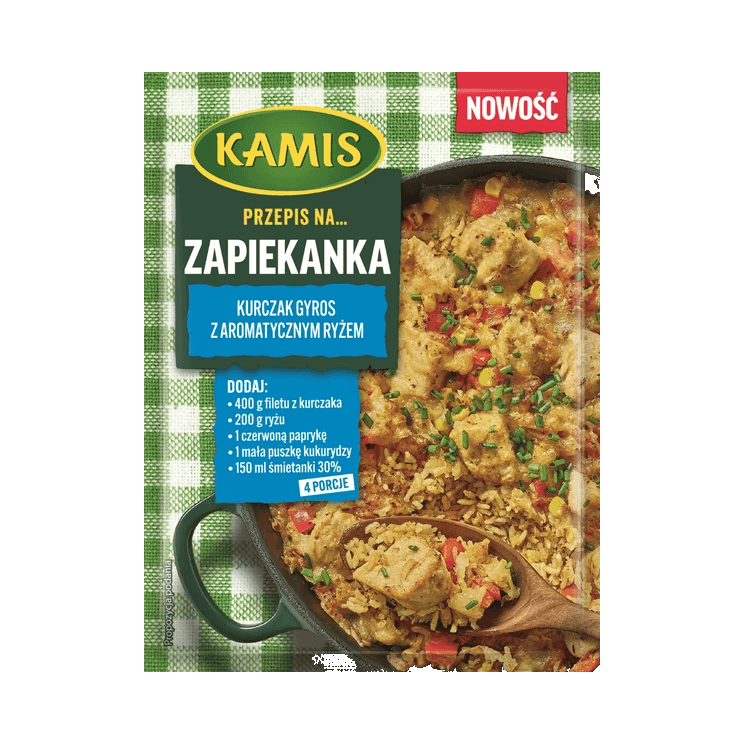 KAMIS PRZEPIS NA ZAPIEK GYROS Z KUR