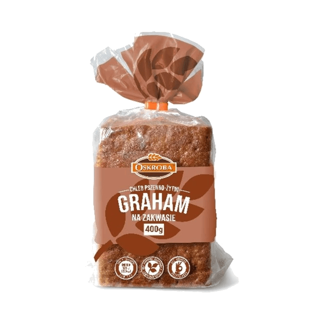 OSKROBA CHLEB GRAHAM NA ZAK KRO 400G