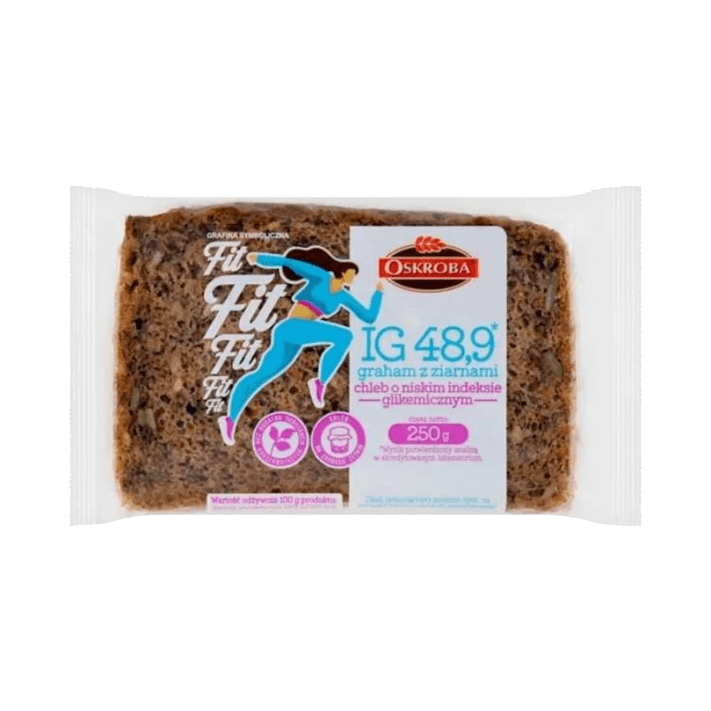 OSKROBA CHLEB IG GRAHAM Z ZIARN 250G