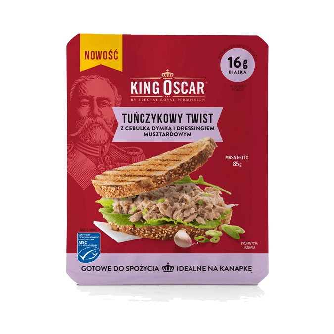 KING OSCAR TUŃCZYKOWY TWIST Z CEBULK