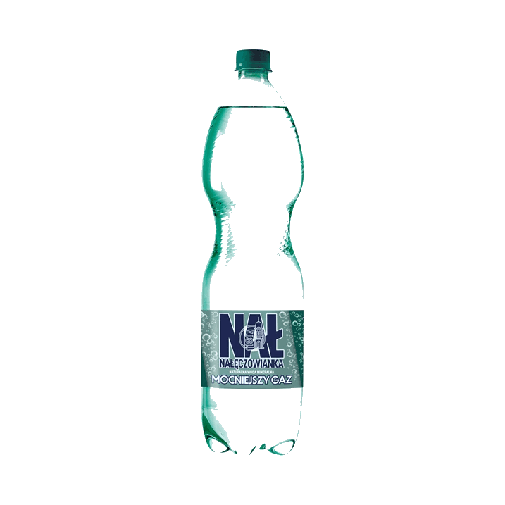 NAŁĘCZOWIANKA.WODA GAZ 1,5L DRS