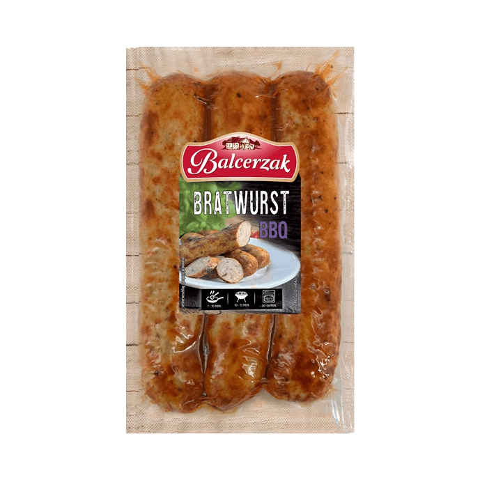 BALCERZAK BRATWURST BBQ 300G