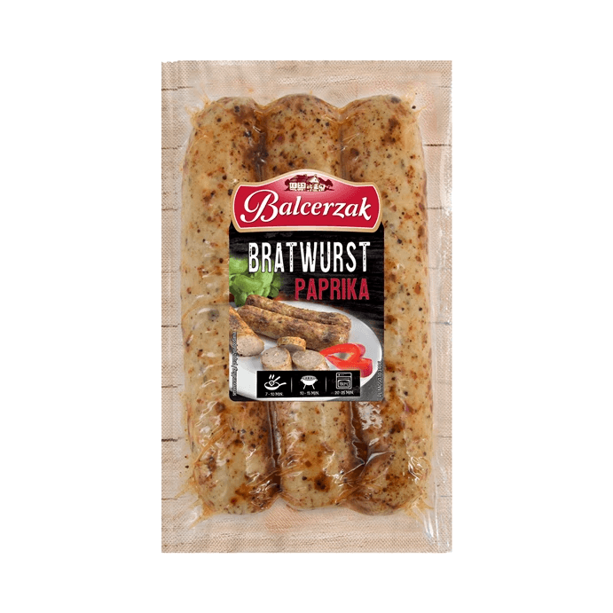 BALCERZAK BRATWURST PAPRIKA 300G